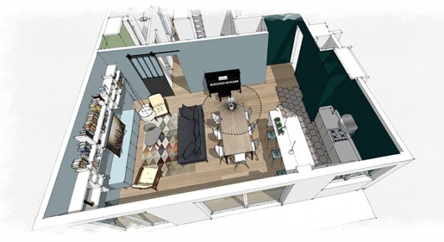 Appartement 90 m² – Paris 15